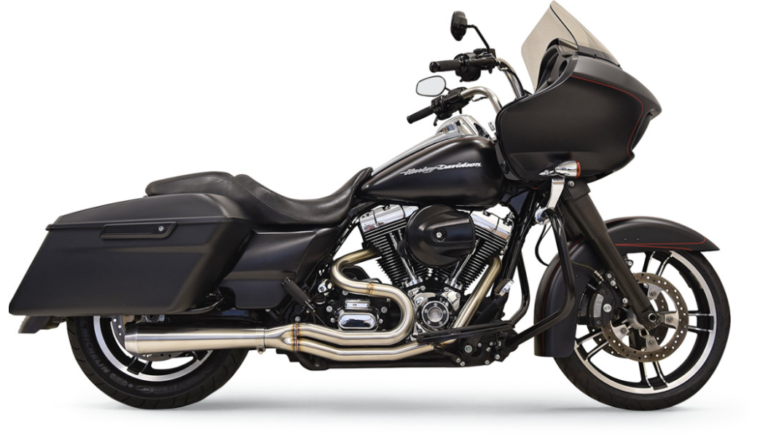 Bassani Road Rage 3 2into1 Stainless for Bagger Mid-Length Megaphone Muffler