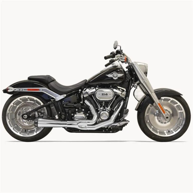 Bassani Road Rage 2:1 Exhaust System – Chrome. To Fit: 2018-Up Softail Breakout, Fat Boy & FXDR