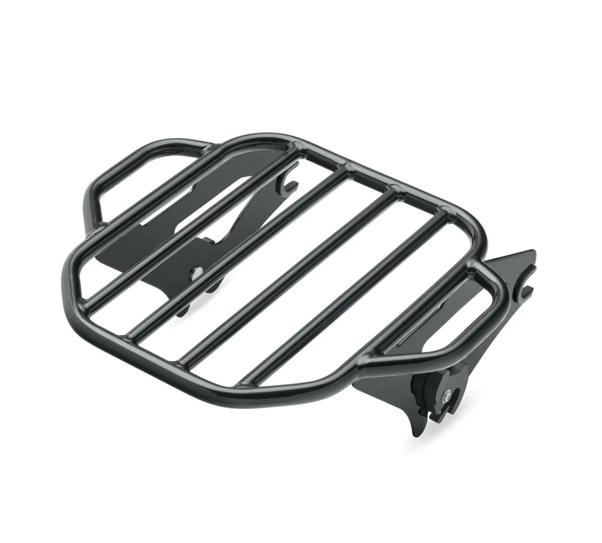 King H-D Detachables Two-Up Luggage Rack - Gloss Black