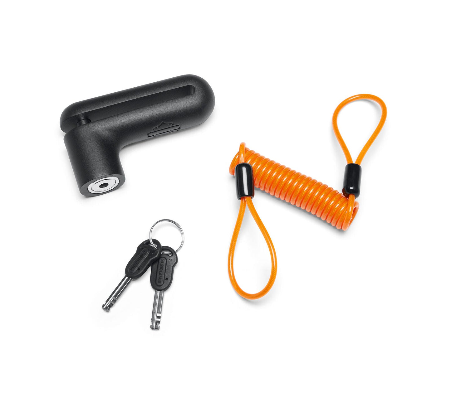 Harley-Davidson Orange Disc Brake Lock and Reminder Cord