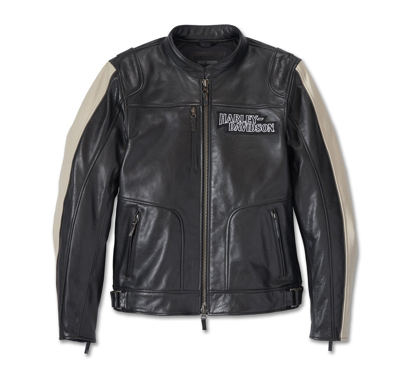 Harley-Davidson Mens Enduro Screamin Eagle Leather Jacket - Black Beauty