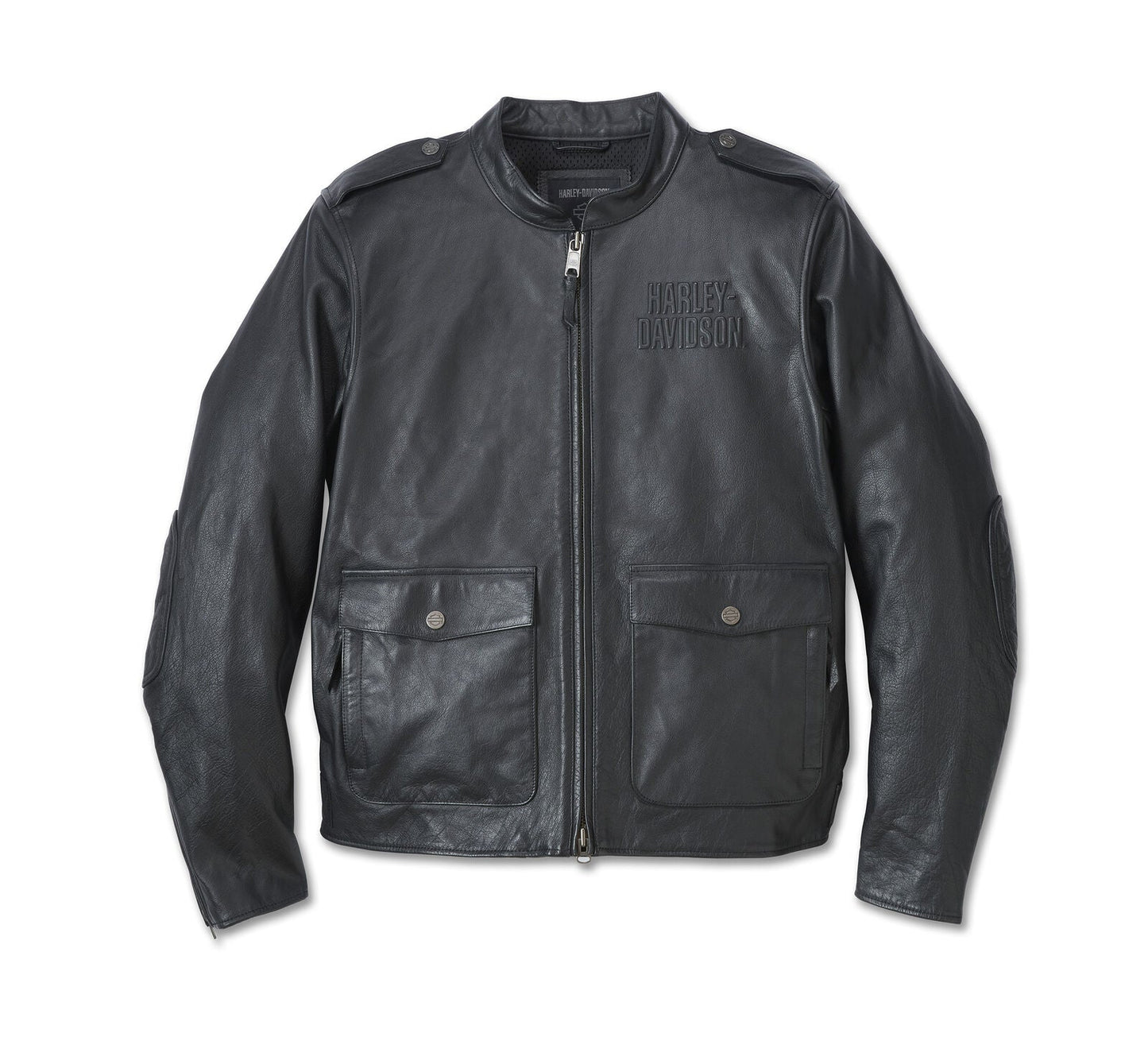 Harley-Davidson H-D Flex Layering System Captains Leather Jacket Outer Layer