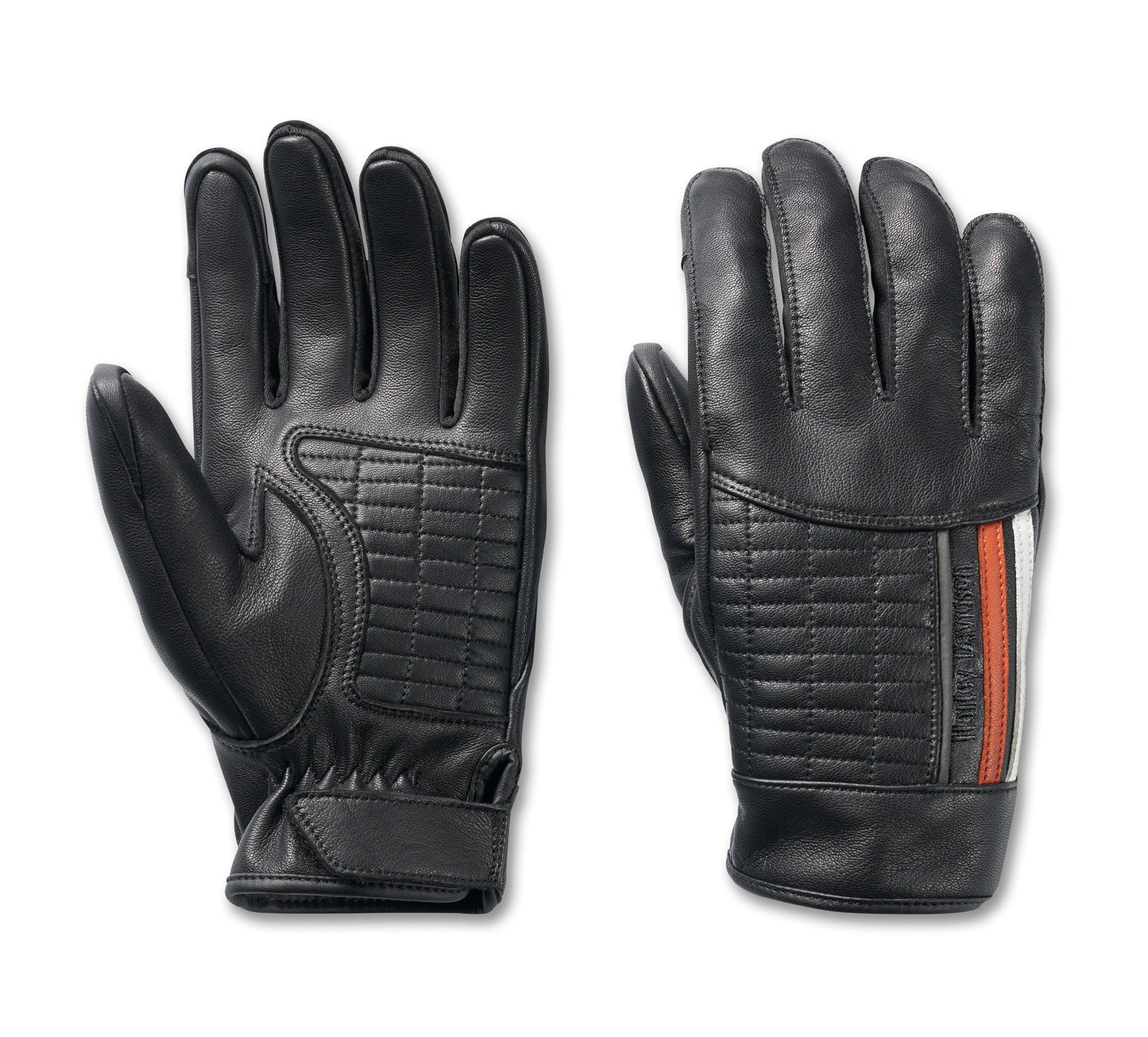 Harley-Davidson Mens South Shore Leather Gloves - Black