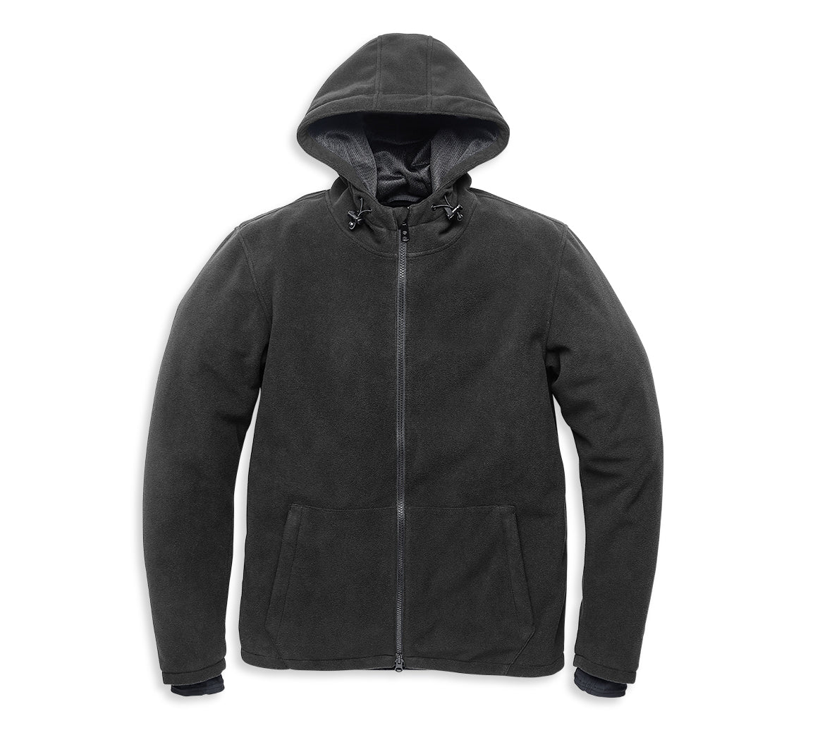 Harley-Davidson Mens Cross Roads II Waterproof Fleece Jacket - Black