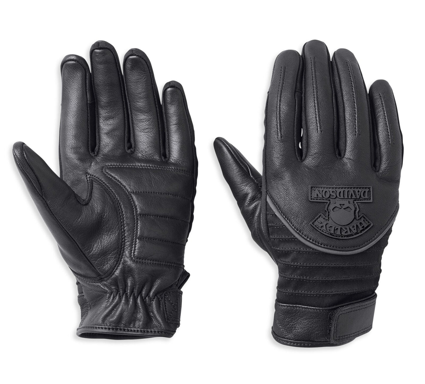 Harley-Davidson Willie G. Mixed Media Mens Gloves - Black