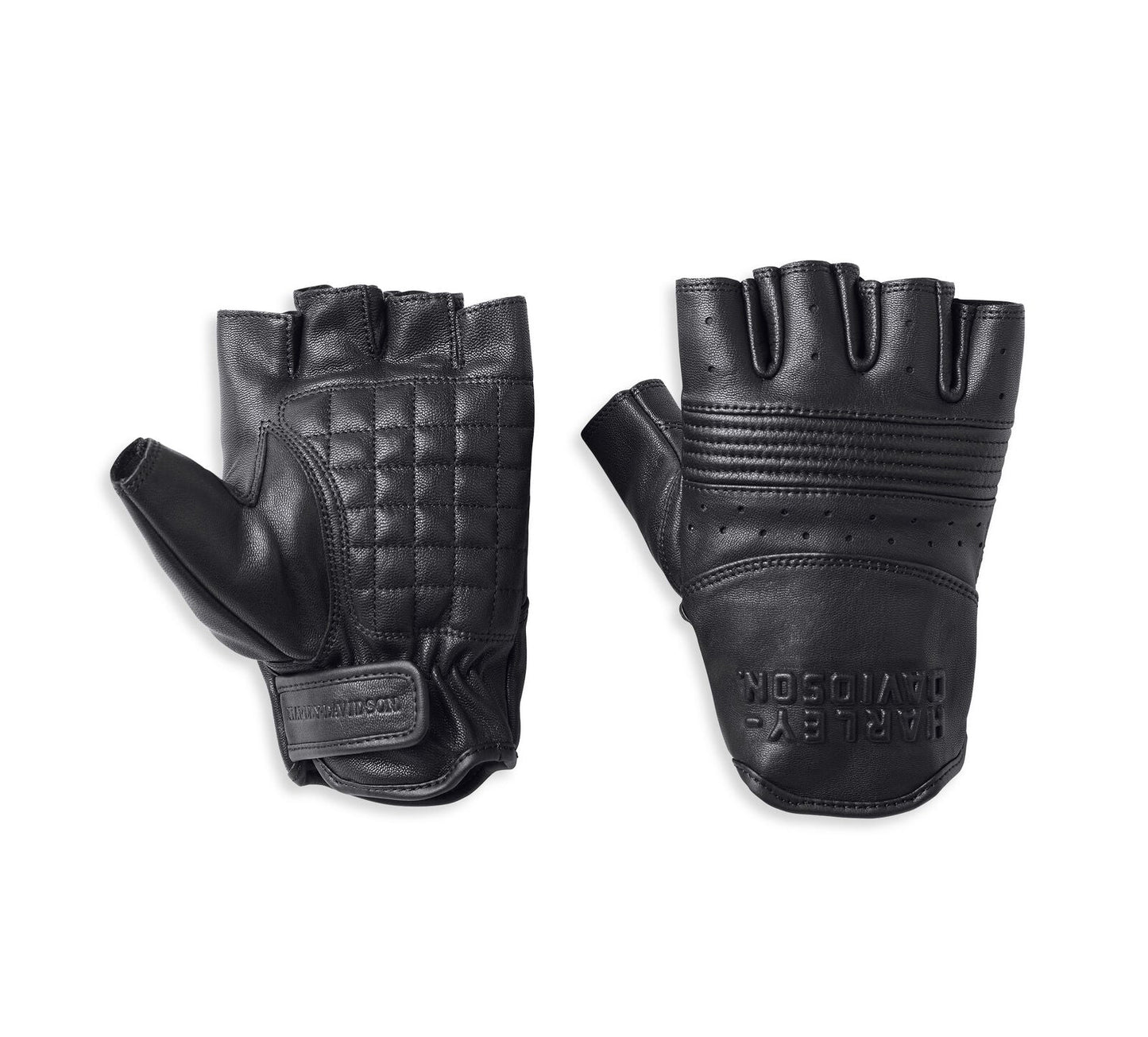 Harley-Davidson Men's Oakbrook Fingerless Leather Glove