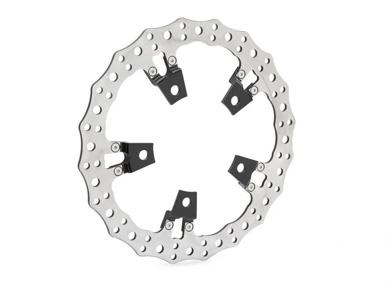 14″ Left Hand Front Jagged Big Brake Disc Rotor. Fits Touring 2014up