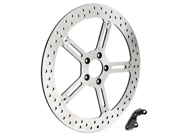 15″ Left Hand Front Big Brake Disc Rotor. Fits Softail 2015-2017 & Dyna 2006-2017