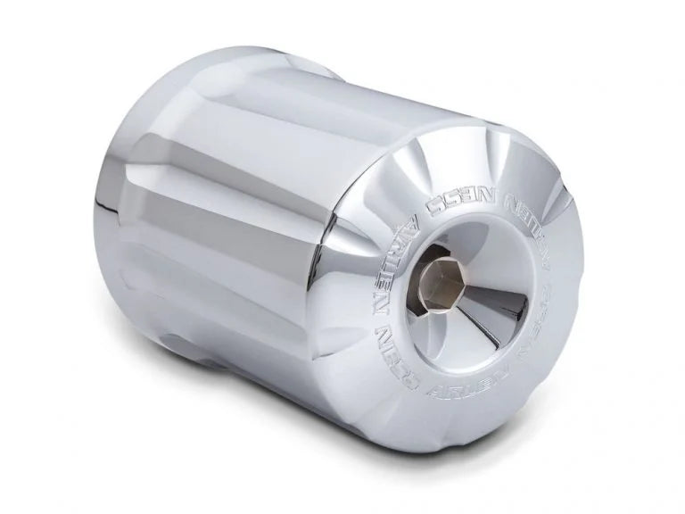 Deep Cut Billet Re-Useable Oil Filter – Chrome