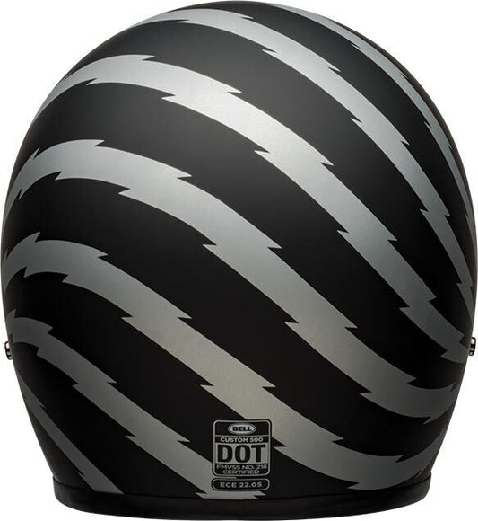 Bell Custom 500 Special Edition Vertigo Helmet - Black/Silver