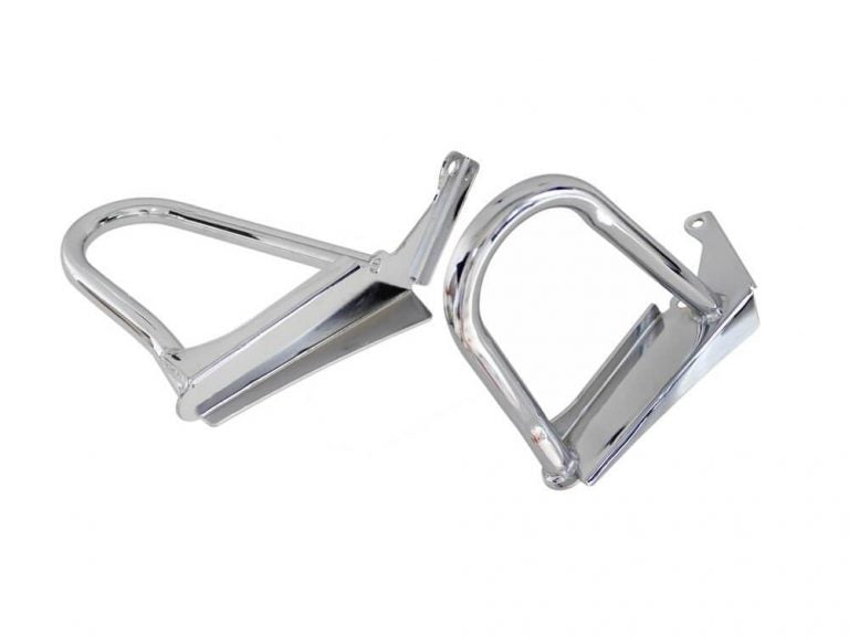 Engine Case Guard – Chrome. Fits Suzuki M109R 2006up