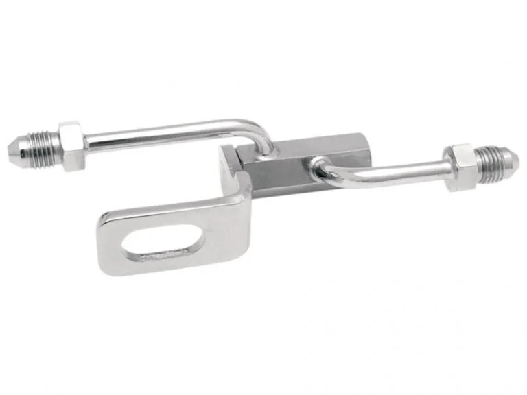 Rear Brake Tee – Chrome. Fits Softail 2007up
