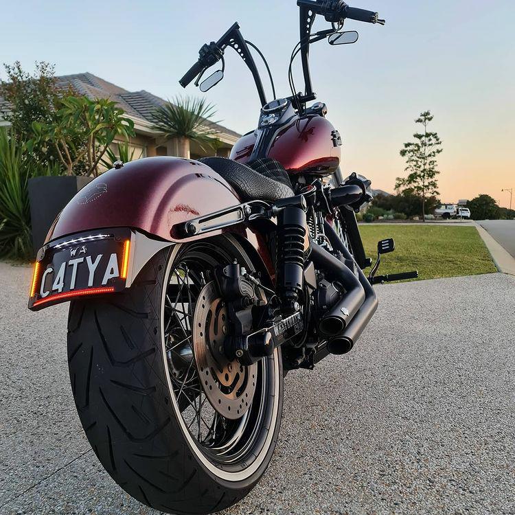 Brown Industries B-Tail Tail Tidy Version 2 – Black. Fits 2013-2017 Dyna Street Bob & 2016-2017 Low Rider S