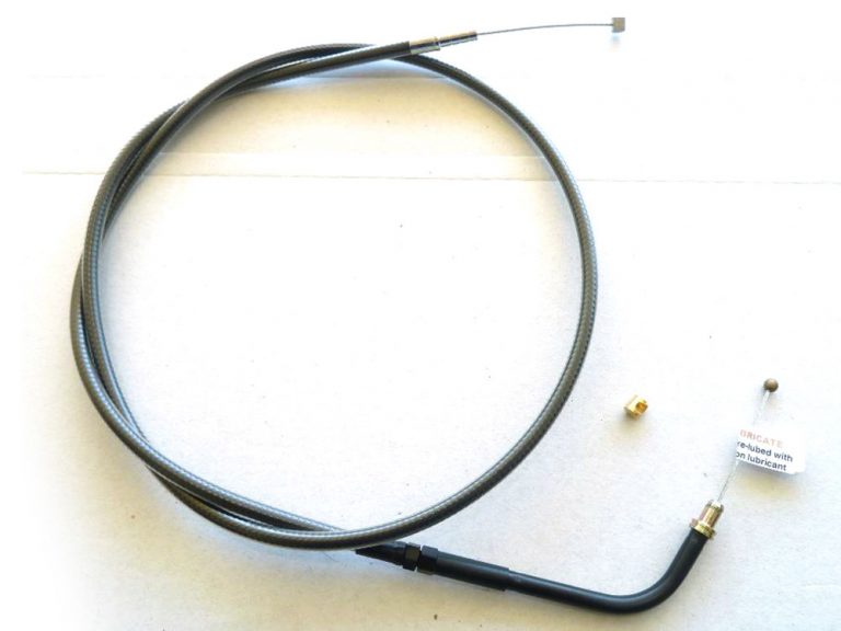 26-1/2″ Idle Cable – Black Pearl. Fits V-Rod 2002up