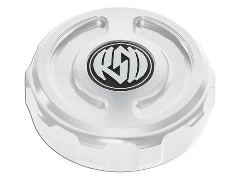 Cafe Oil Filler Cap – Chrome. Fits Softail 2000up