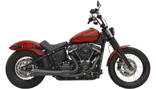 Bassani Road Rage 2:1 Exhaust System for 2018-Up Softail Street Bob, Low Rider, Slim & Fat Bob