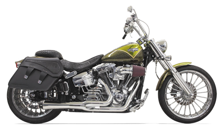 Bassani Road Rage 2:1 Short Exhaust System. To Fit: 2013-15 Softail Breakout