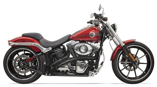 Bassani Radial Slotted Sweeper Exhaust – Black. To Fit: 1986-17 Softail, 2007-17 Softail Rocker, 2013-17 Breakout, 2006-17 Dyna Glide