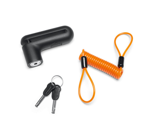 Harley-Davidson Orange Disc Brake Lock and Reminder Cord