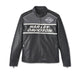 JACKET-LEATHER,BLACK
