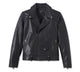 JACKET-LEATHER,BLACK