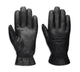 Harley-Davidson Mens Full Speed Leather Gloves - Black Leather - Black Leather