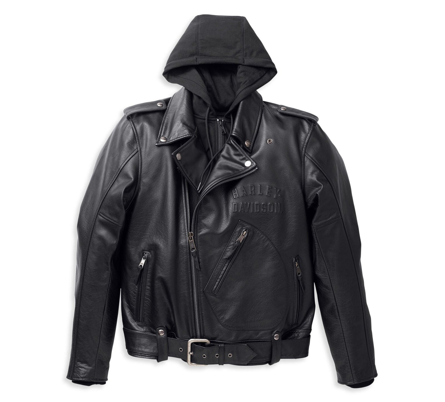 Harley-Davidson Men's Potomac 3-in-1 Leather Jacket - Black