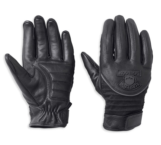 Harley-Davidson Willie G. Mixed Media Mens Gloves - Black