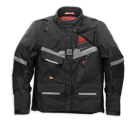 Harley-Davidson Mens Passage Adventure Jacket - Black