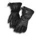 Harley-Davidson Mens Circuit Waterproof Gauntlet Gloves - Black