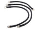 Battery Cable Kit – Black. Fits Softail 1984-1988