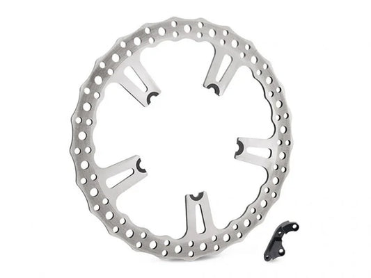 15″ Left Hand Front Jagged Big Brake Disc Rotor. Fits Softail 2015-2017 & Dyna 2006-2017