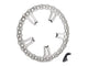 15″ Left Hand Front Jagged Big Brake Disc Rotor. Fits Softail 2015-2017 & Dyna 2006-2017