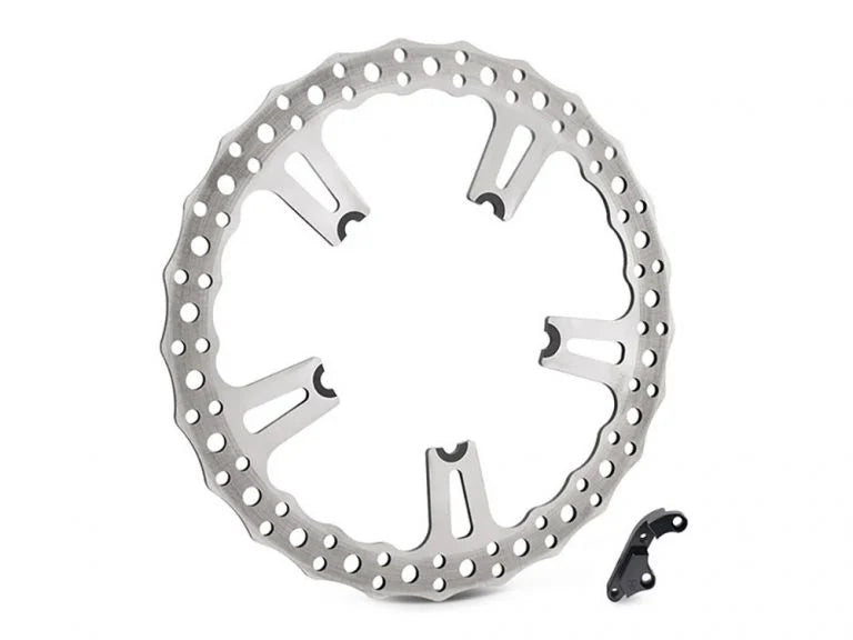 15in. Left Hand Front Jagged Big Brake Disc Rotor. Fits Softail Street Bob, Breakout & Low Rider 2018up & Standard 2020up
