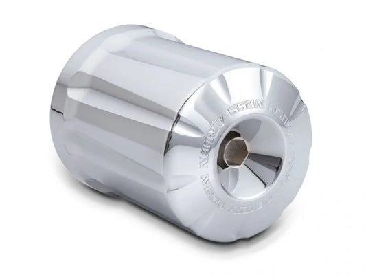 Deep Cut Billet Re-Useable Oil Filter – Chrome
