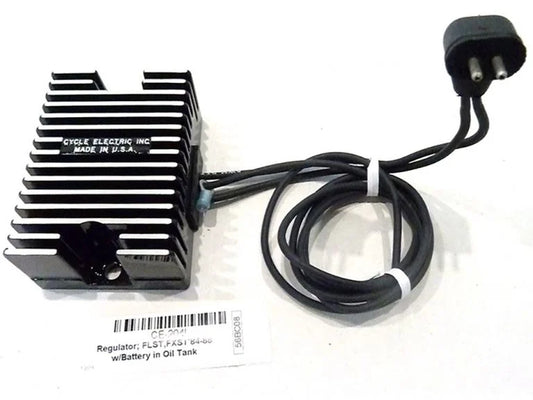 Regulator. Fits FLST & FXST 1984-1988 Models with Battery in Oil Tank