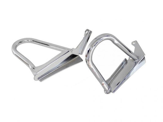 Engine Case Guard – Chrome. Fits Suzuki M109R 2006up