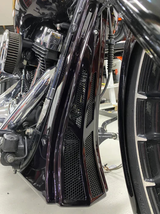 Chin Spoiler Kit – Raw. To Fit: 2013-2017 Softail