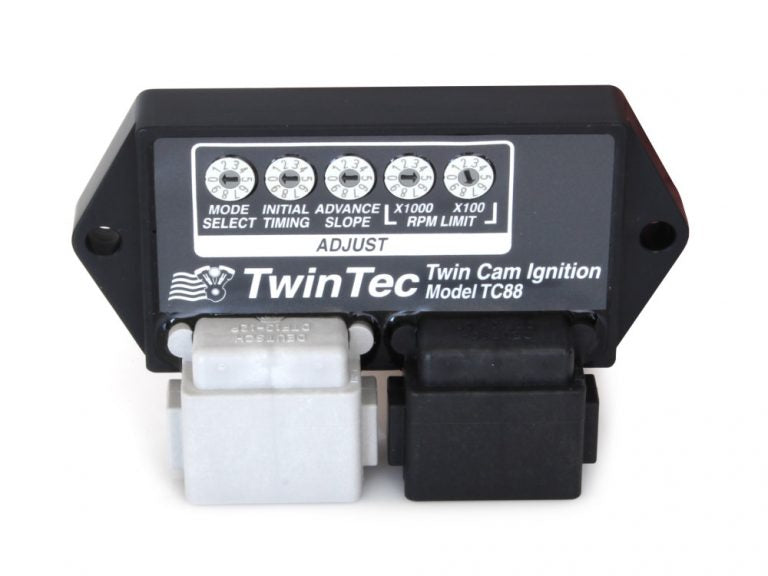 External Ignition Module with Two Plugs. Fits Twin Cam 1999-2003 with Carburettor