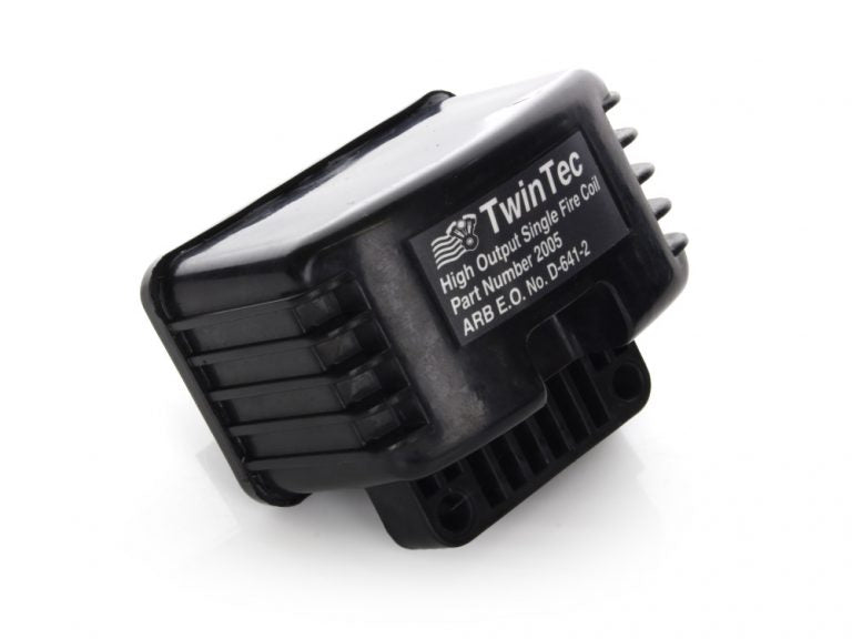 Ignition Coil – Black. Fits Big Twin 1970-1999 & Sportster 1971-2003 Models with Upgraded Single Fire Ignition