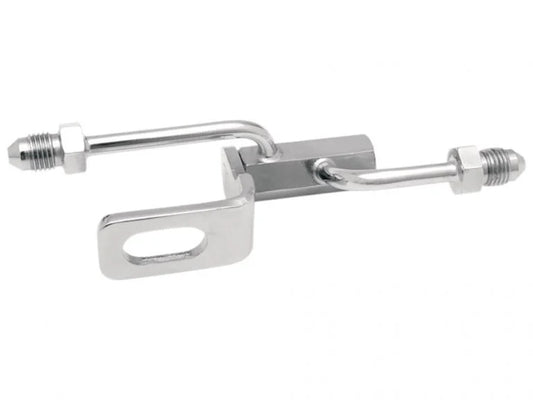 Rear Brake Tee – Chrome. Fits Softail 2007up