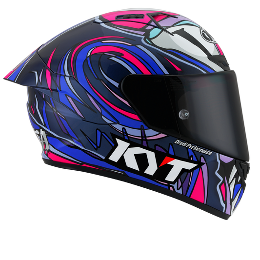 KYT NZ Race Competition Helmet - Red/Carbon