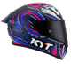 KYT NZ Race Competition Helmet - Red/Carbon