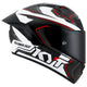 KYT NZ Race Competition Helmet - White/Carbon