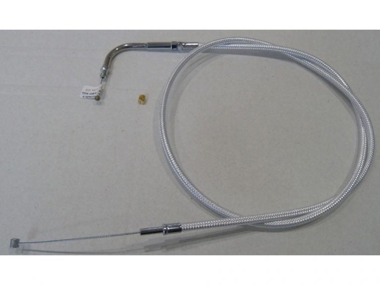 27-1/2″ Throttle Cable – Sterling Chromite. Fits V-Rod 2002up