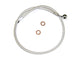 22″ Upper Front Brake Line with 10mm x 180 Degree Banjo – Sterling Chromite