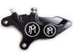 Left Hand Front 4 Piston Caliper – Polished. Fits many Big Twin & Sportster 1984-1999 Models with 11.5″ Disc Rotor