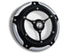 Clarity Derby Cover – Black Contrast Cut. Fits Softail 2000-2018, Dyna 1999-2017 & Touring 1999-2015