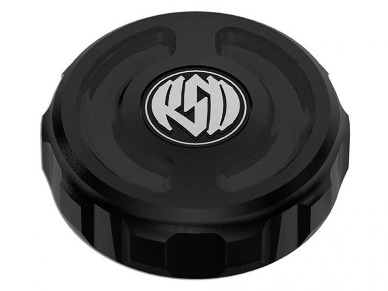 Cafe Oil Filler Cap – Black Ops. Fits Softail 2000up.