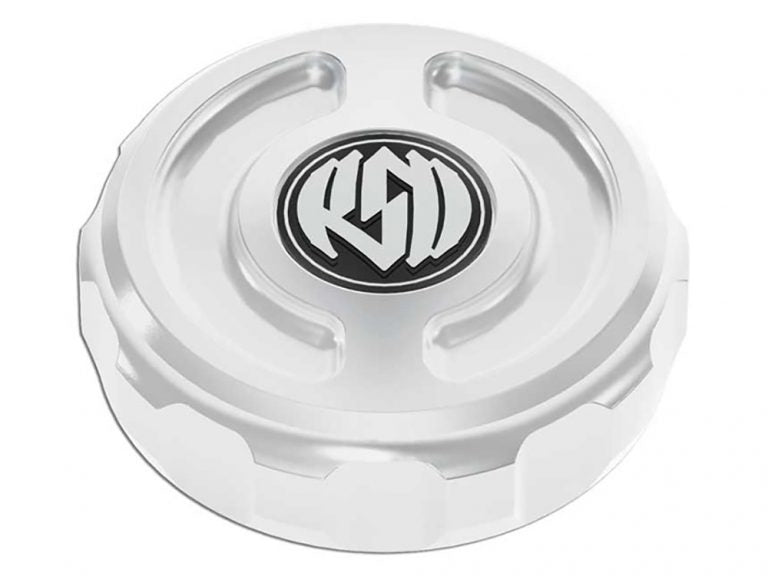 Cafe Oil Filler Cap – Chrome. Fits Dyna 2006up & Touring 2007-2011